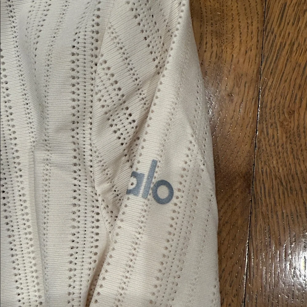 ALO Yoga Cream Long Sleeve Bodysuit